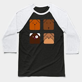 Squared dogs Baseball T-Shirt